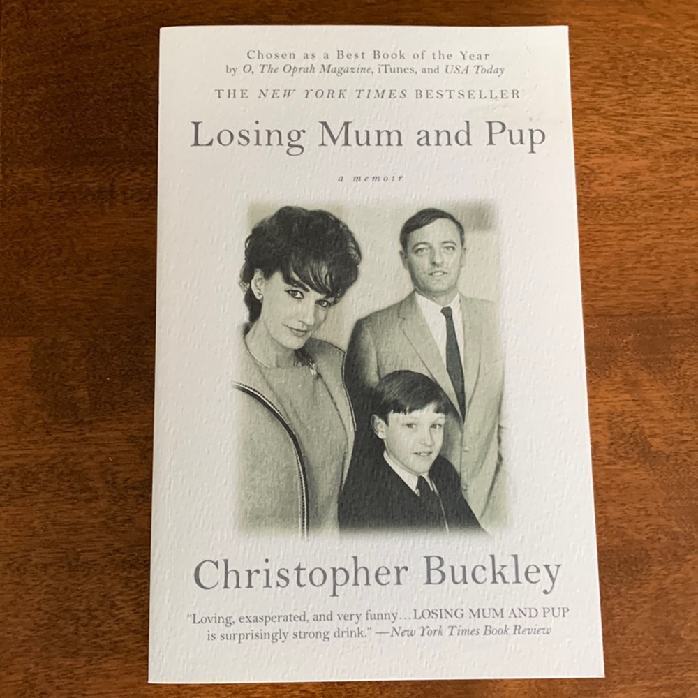 Losing Mum and Pup by Christopher Buckley Memoir - Picture 1 of 5